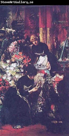 Juan Luna Street Flower Vendor